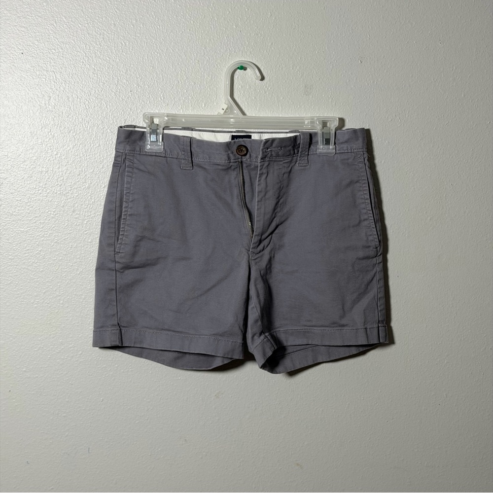 J.Crew Women Chino 5’ Inseam Classic Gray‎ Shorts size 28